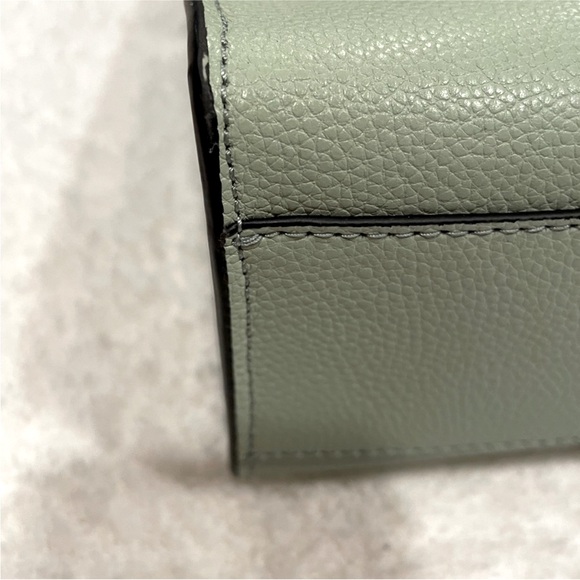 NWT Marc Jacobs Mini Grind satchel Tote bag Mint green color w crossbody strap - Picture 13 of 13